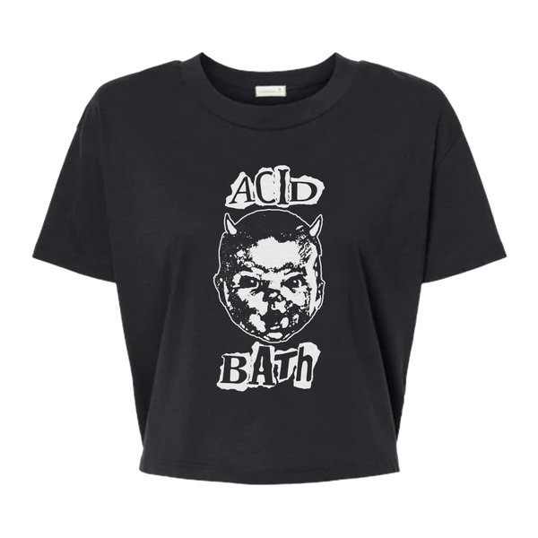 Acid Bath women's cropped tee