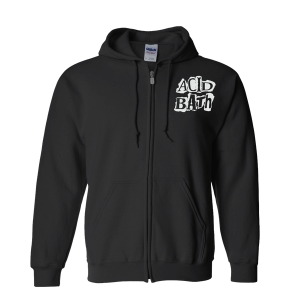 Acid Bath zip hoodie