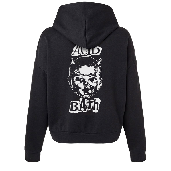 Acid Bath women's cropped hoodie